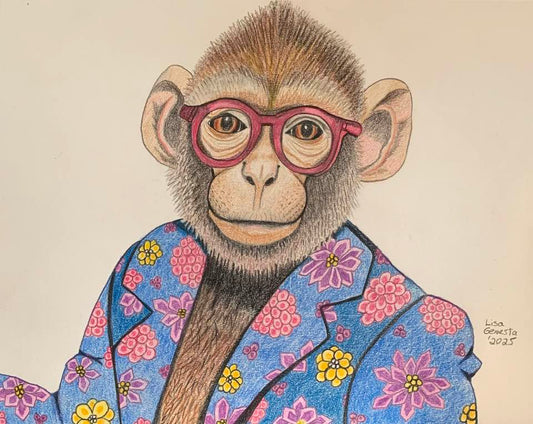 Burt and His Red Glasses