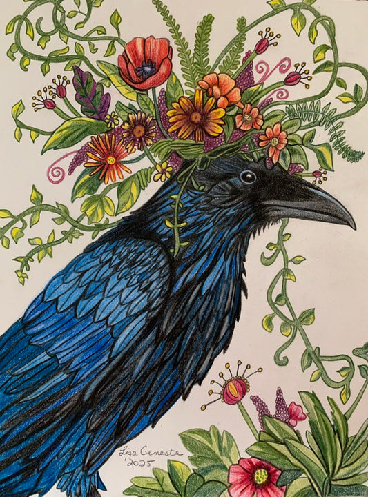 Art Nouveau Raven